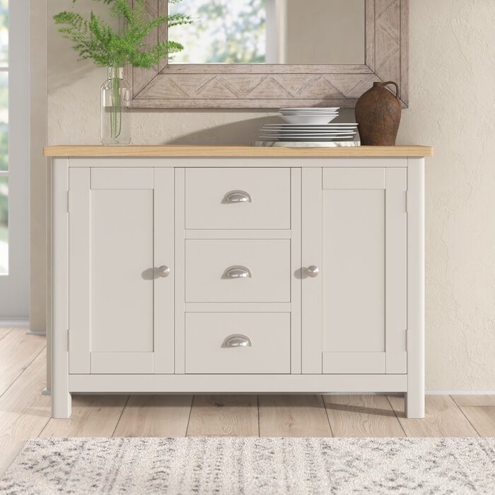 Fernleaf Lille 115Cm Wide 3 Drawer Sideboard & Reviews | Wayfair.co.uk